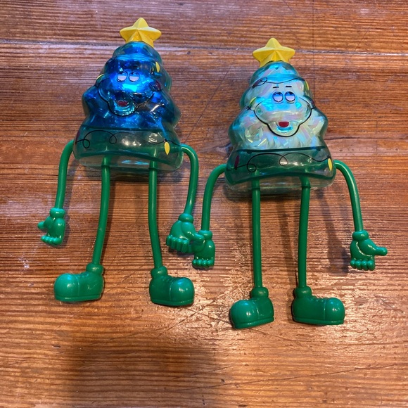 Five vintage Christmas opposable figurine candy holders - Picture 8 of 9